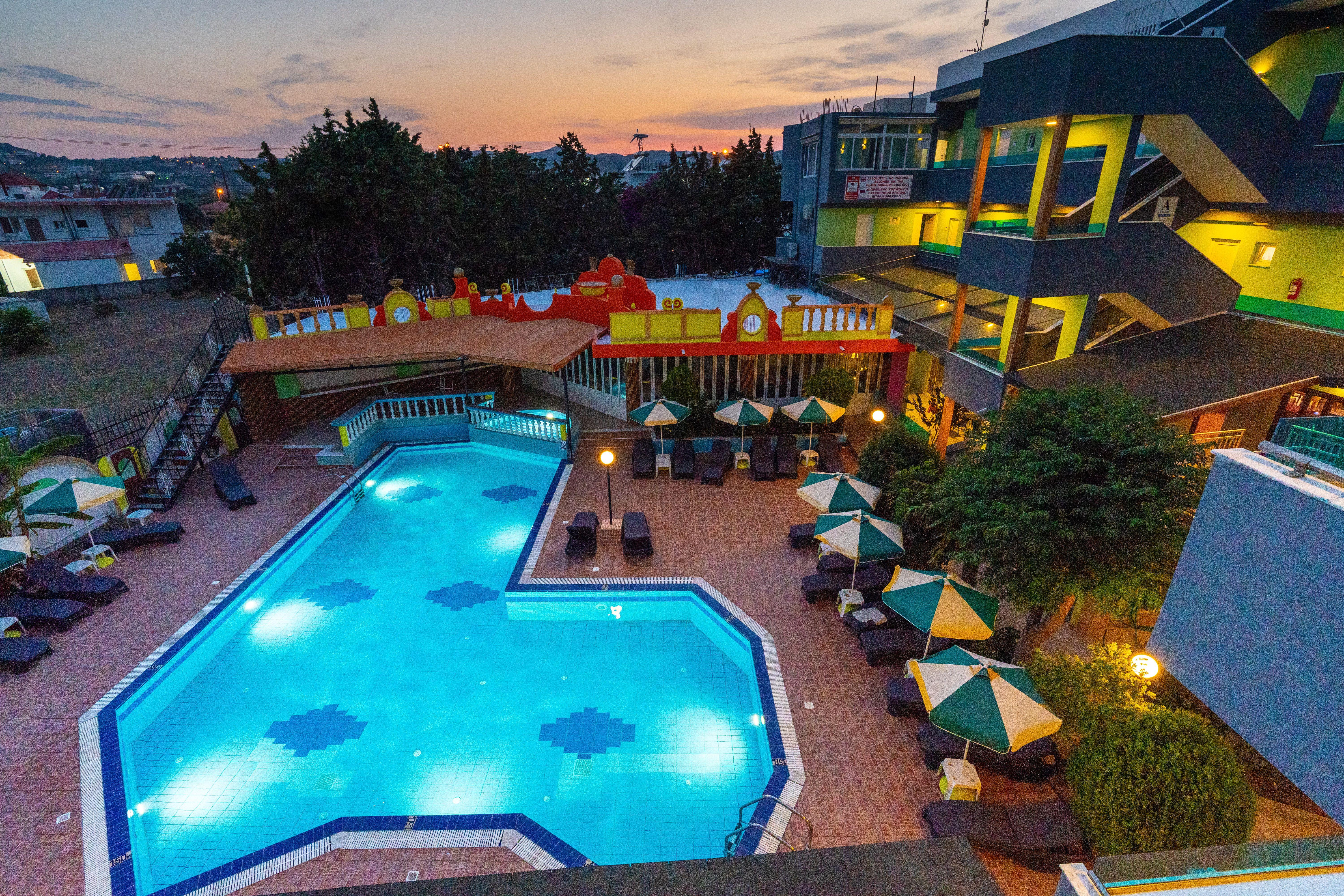 Grecian Fantasia Resort Faliraki Bagian luar foto